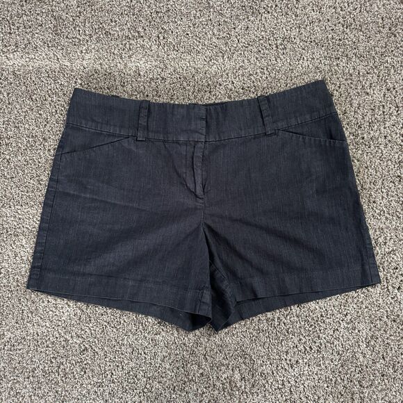 ANN TAYLOR Signature Chino Flat Front Mid Rise Shorts Size 8 Inseam 4.25” - Picture 1 of 8